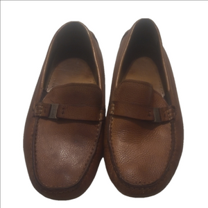 Clarks Brown Leather Loafers Travel Moccosans b9
